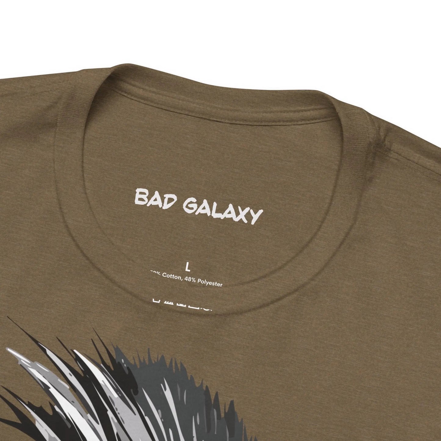 Punk Rock Tee Shirt From Bad Galaxy Made To Order 100 Percent Cotton USA Eco Friendly Inks