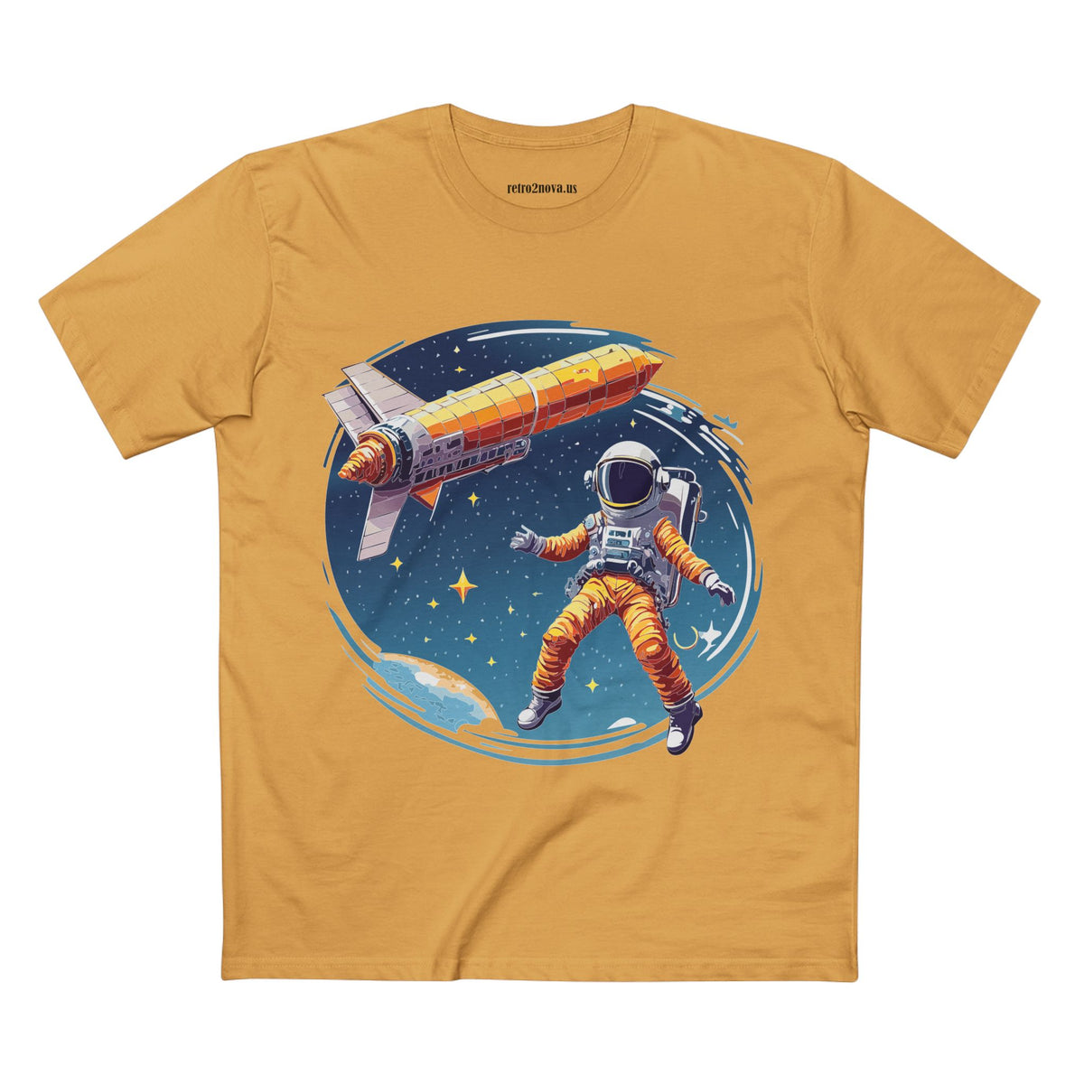 Cosmos Astronaut Graphic Tee Staple Unisex 100 Cotton Tee Shirt - CS-40