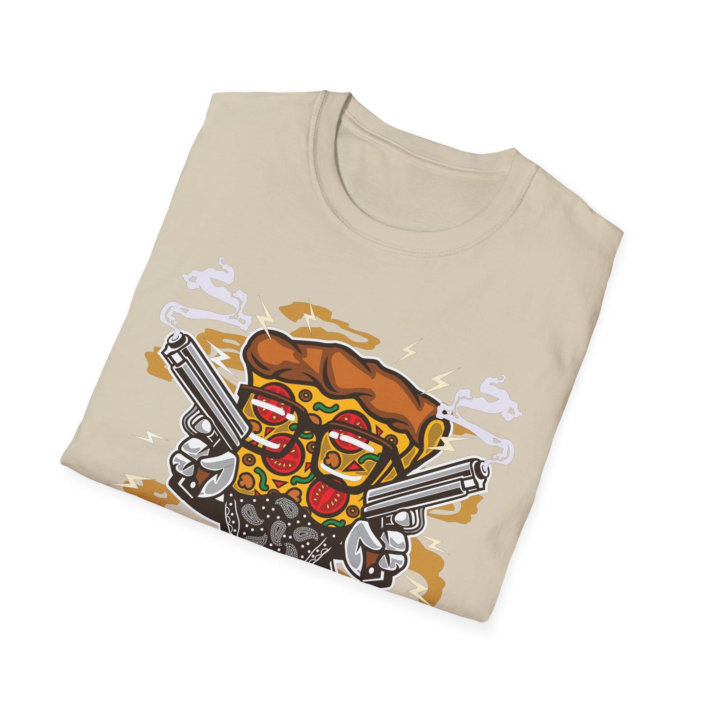Unisex Cotton T-Shirt with Cartoon Graphic Design