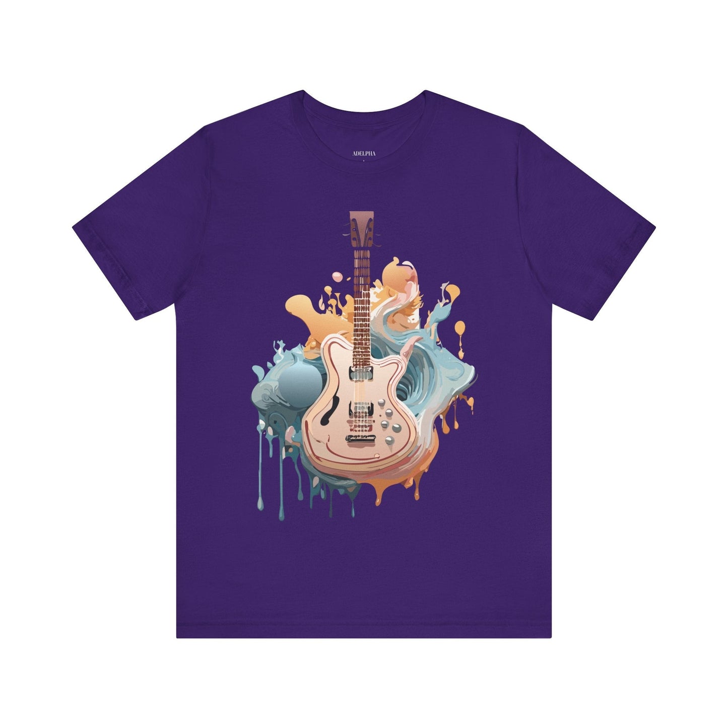 Adelpha Vintage Inspired Graphic Tee Unisex Jersey Short Sleeve Music Design Collectible