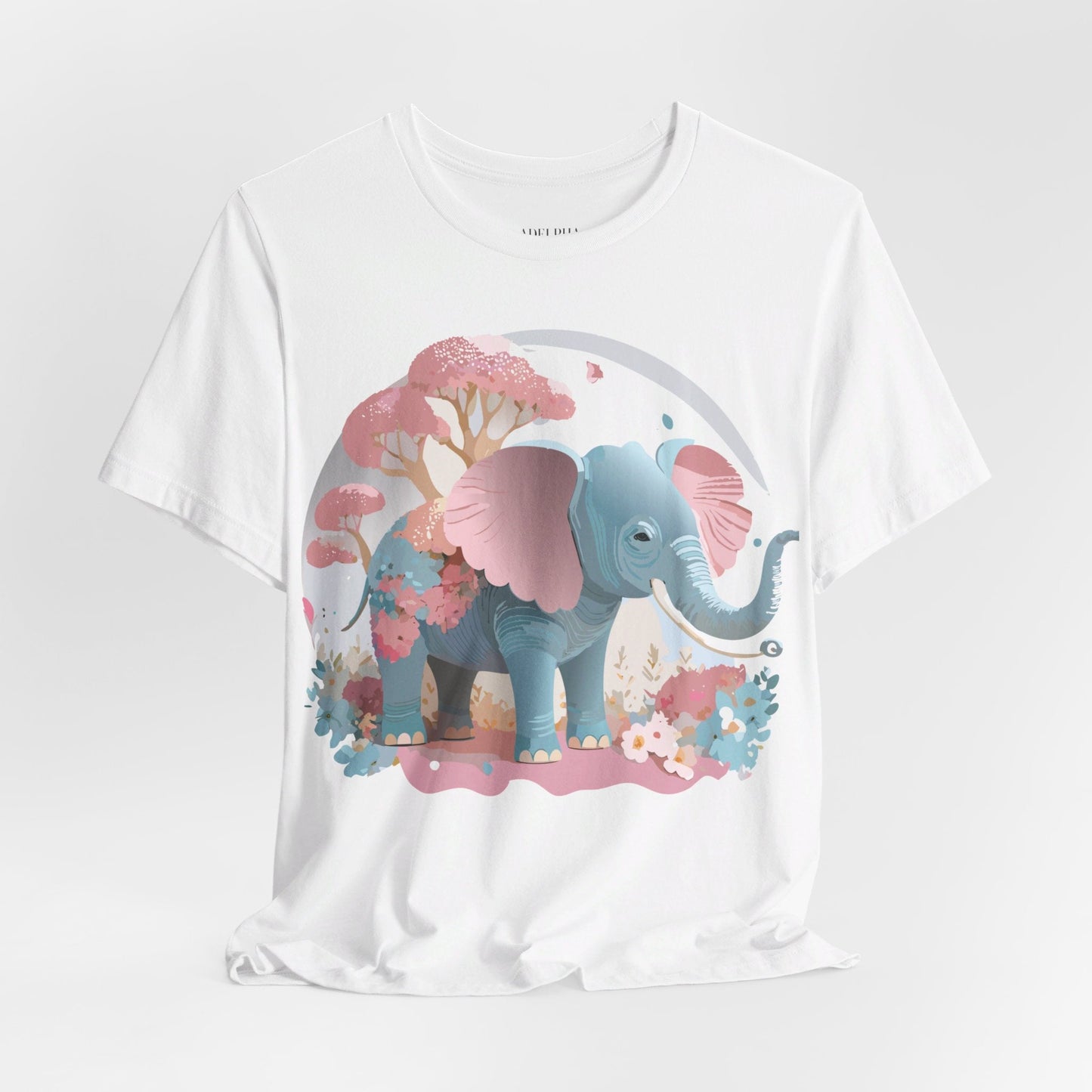 Elephant Graphic T Shirt Unisex By Adelpha Vintage Inspired Art Design Tee Premium Quality Cotton