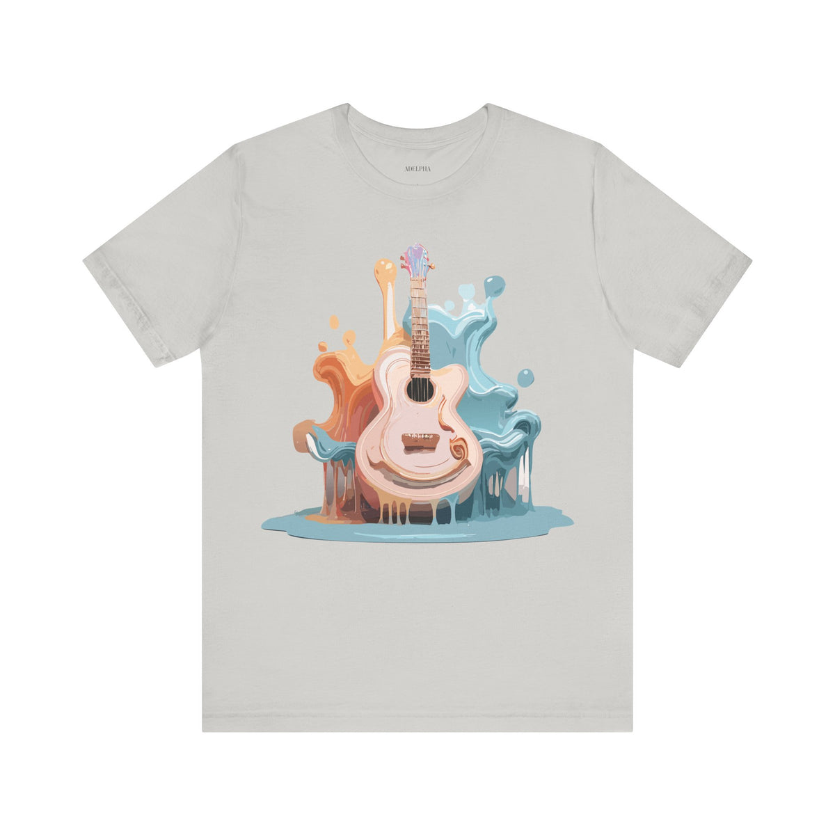 Music Graphic Unisex Cotton Bella+Canvas Tee with Art Design m155