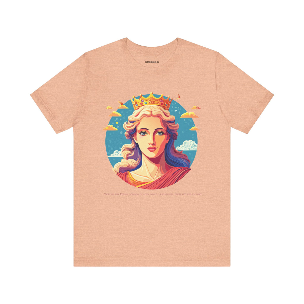 Goddess Graphic Unisex Cotton Bella+Canvas Tee with Venus