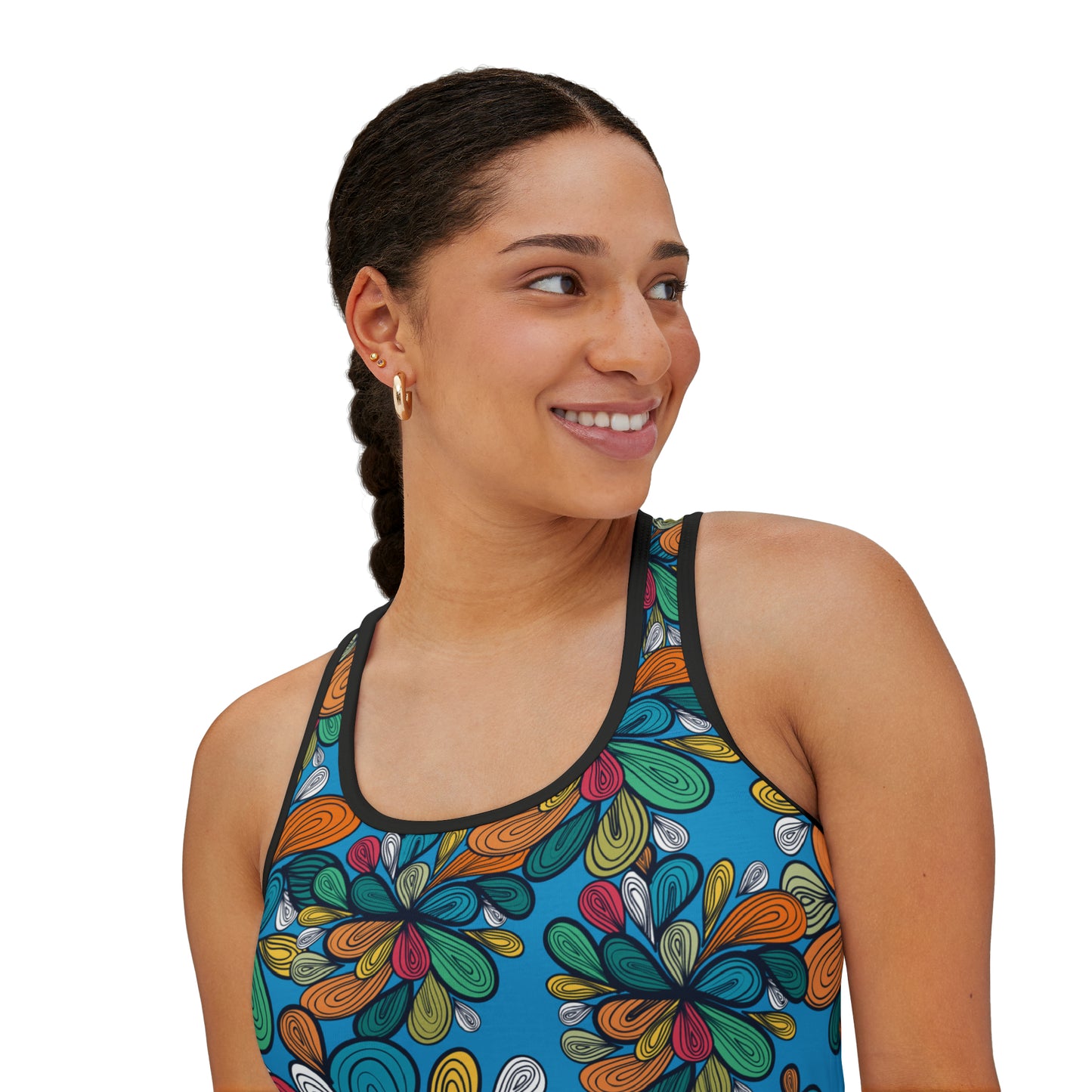 Sommerliches Tank Top mit floralen Prints