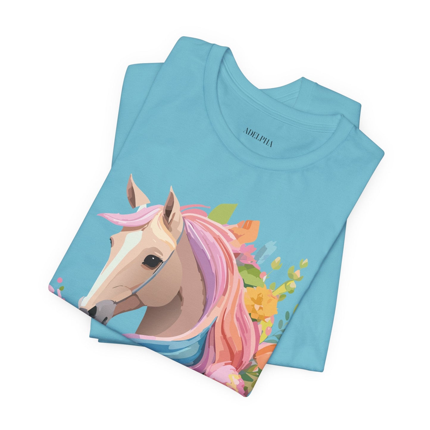 Horse Graphic Unisex 100 Cotton Vintage Animal Art T-Shirt 2