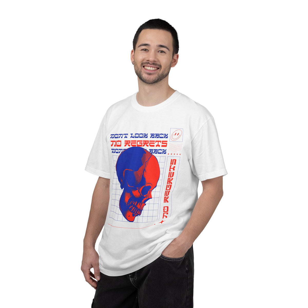 T-Shirt with Skull, Graphic T-Shirts, Art Design Tee Shirt, Skull T-Shirt - 11