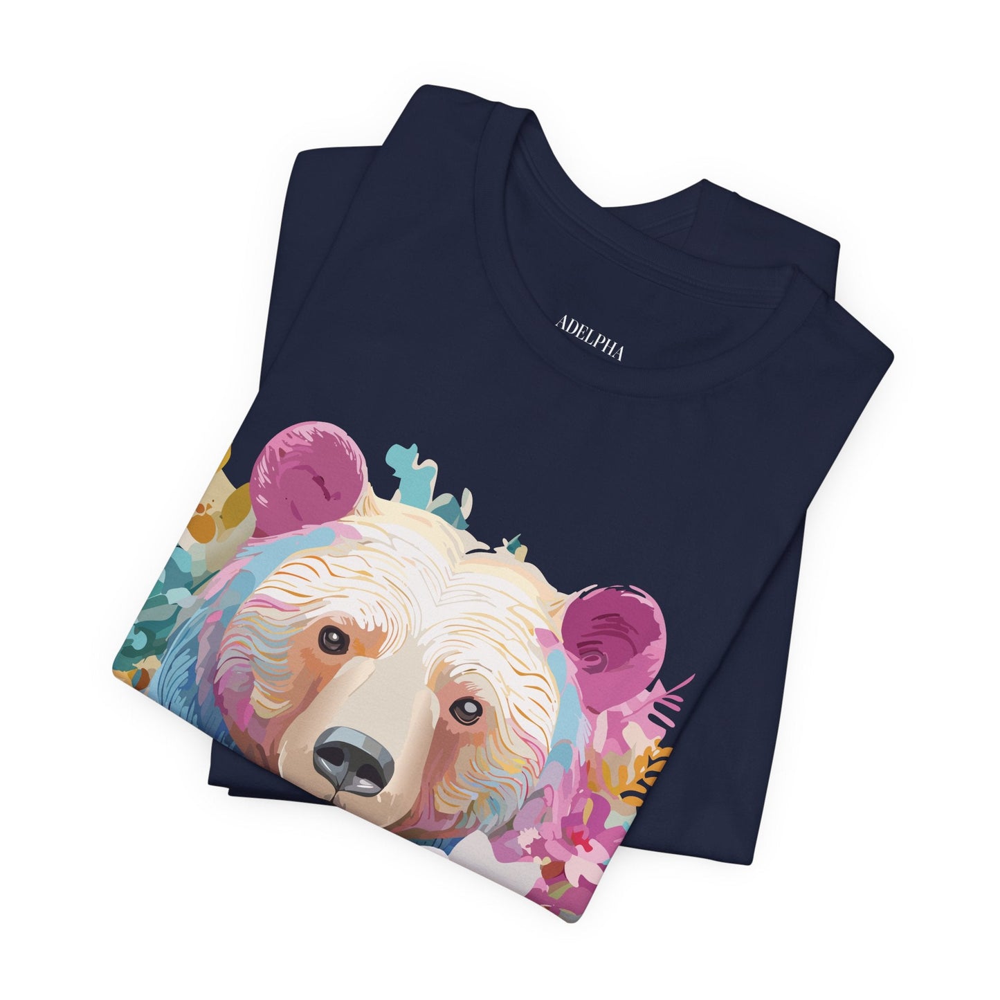 Bear Graphic Tee Unisex Vintage Inspired Artwork Adelpha Premium Collection