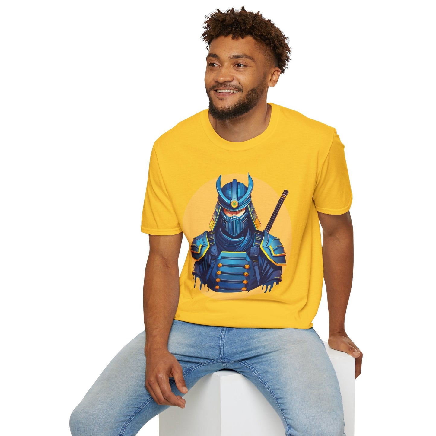 Samurai Shirt Unisex Softstyle T Shirt 100 Percent Ring Spun Cotton Tee For Everyday Comfort