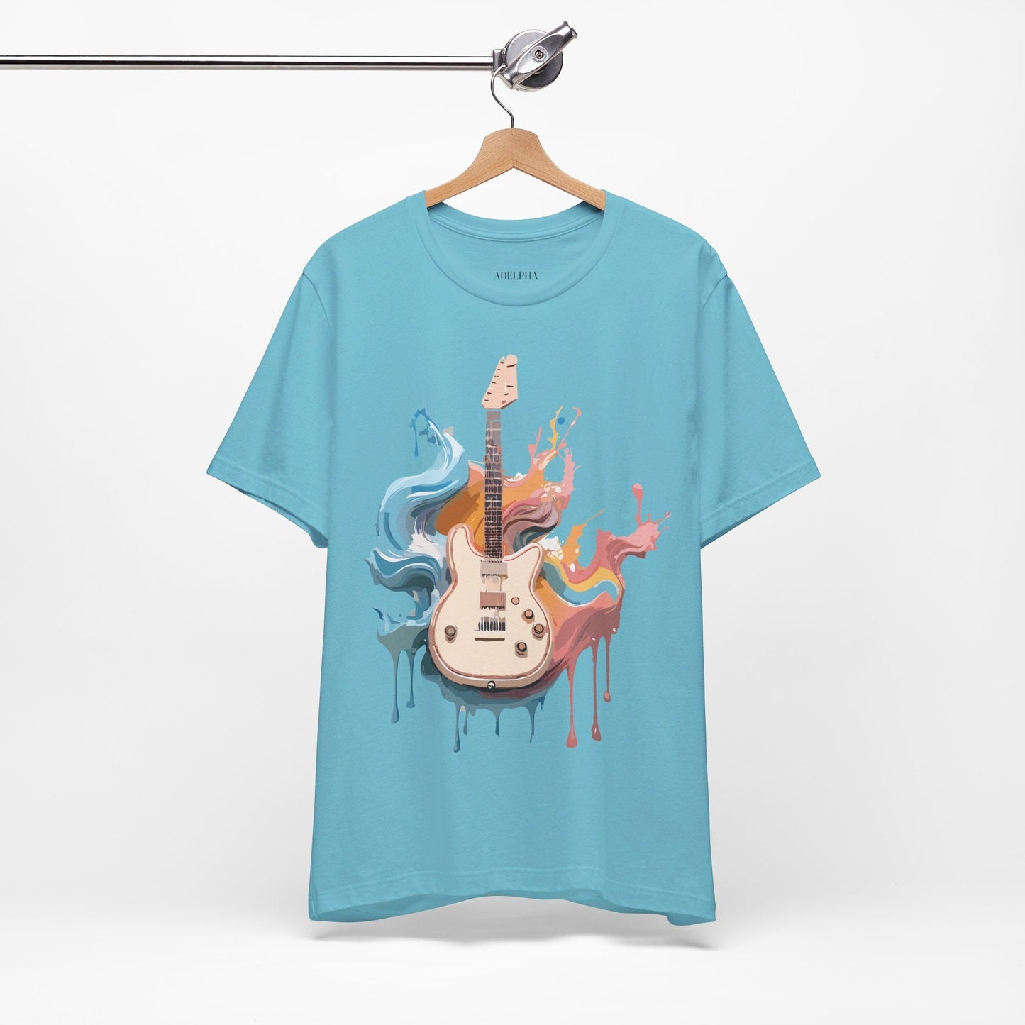 Music T Shirt Unisex Graphic Tee Featuring Original Adelpha Artwork Vintage Inspired Design