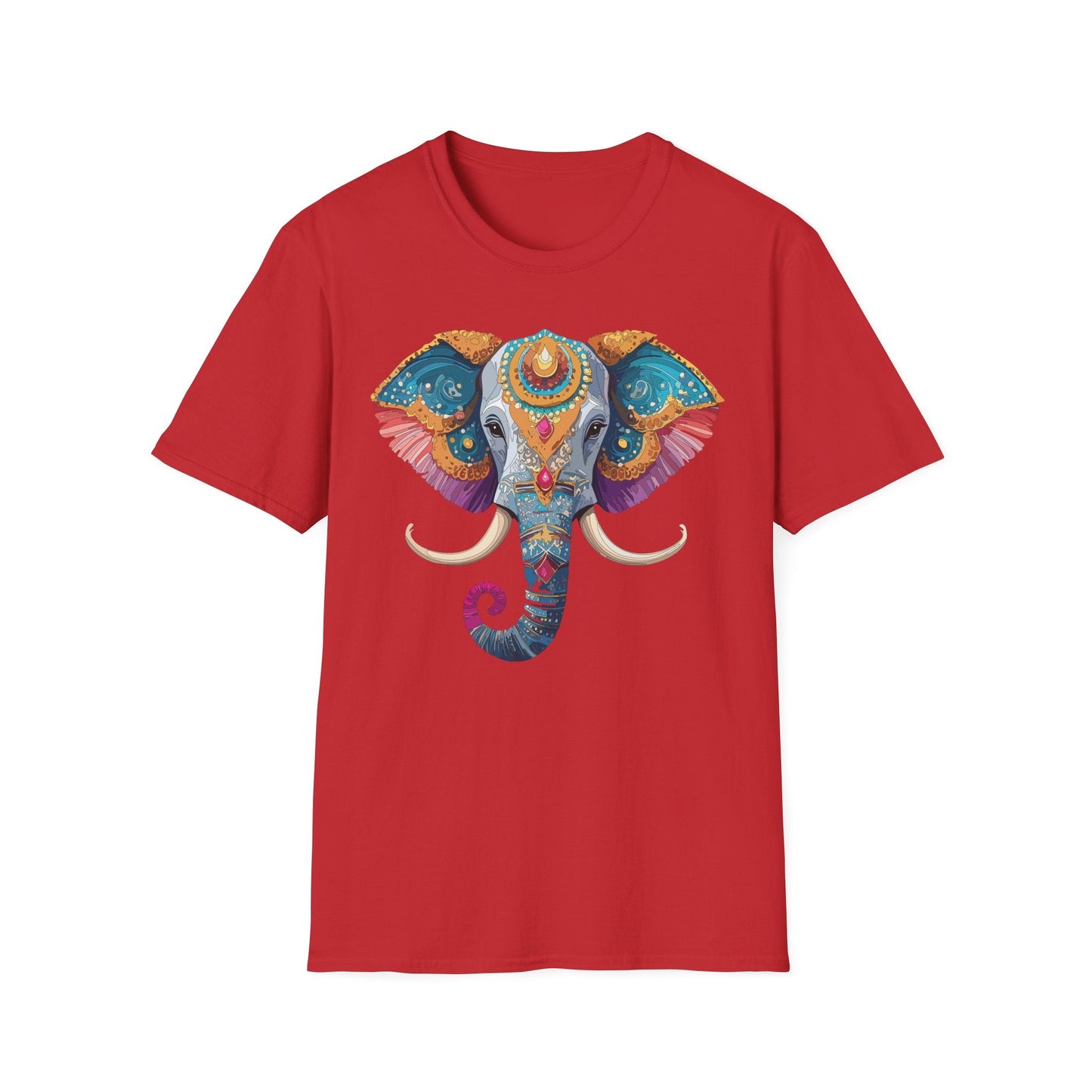 Elephant Shirt Unisex Elephant Tee Softstyle Cotton Gildan 64000 Animal Tee Graphic Elephant Tee