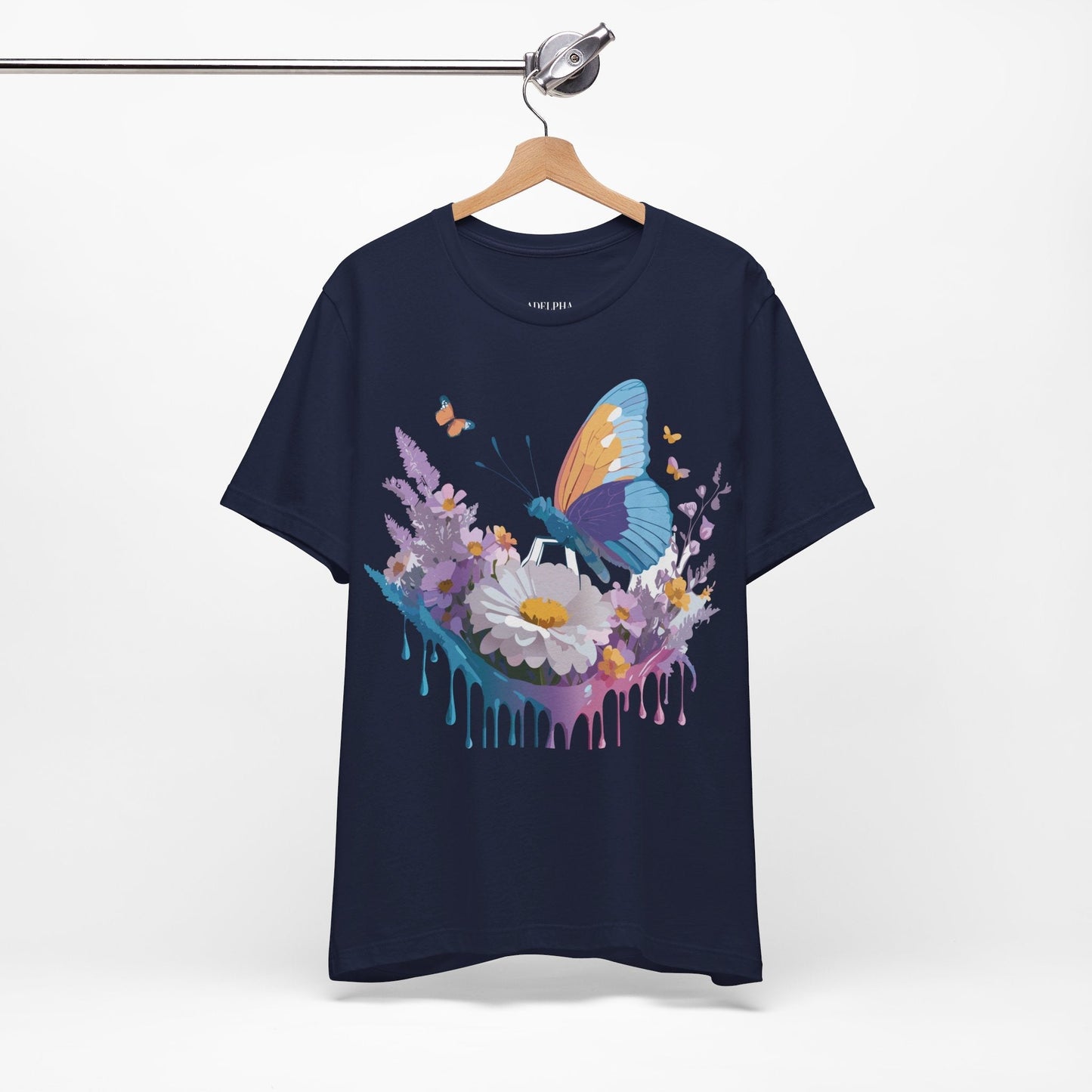 Adelpha Vintage Inspired Graphic Tee Unisex Short Sleeve Shirt