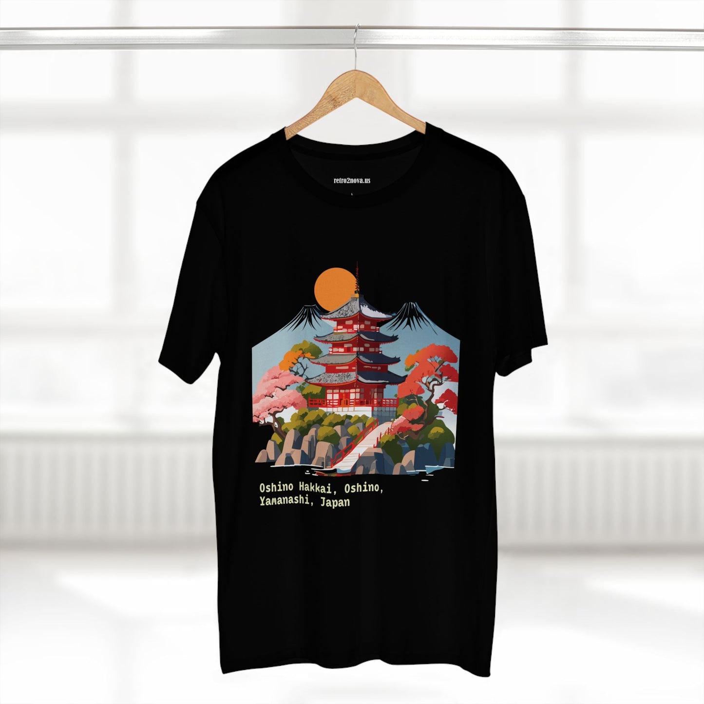 Retro2Nova Unisex Cotton Art Tee Travel Shirt Japan Shirt Style Discover Everyday Comfort