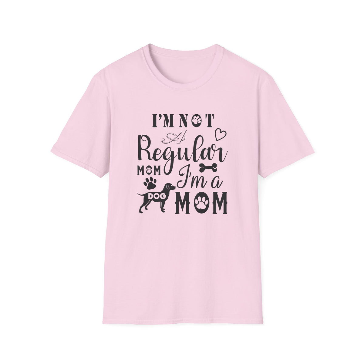 Dog Mom Pet Lover Graphic Unisex Cotton T-Shirt
