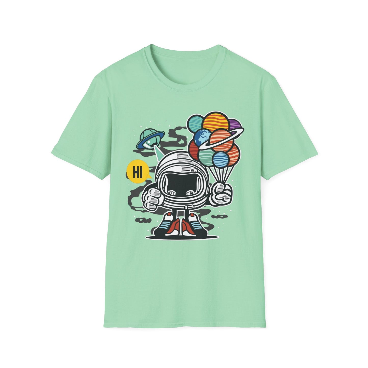 Cartoon T Shirt Animation Tee Funny Graphic Tee Gildan Softstyle 64000 Unisex Comfort