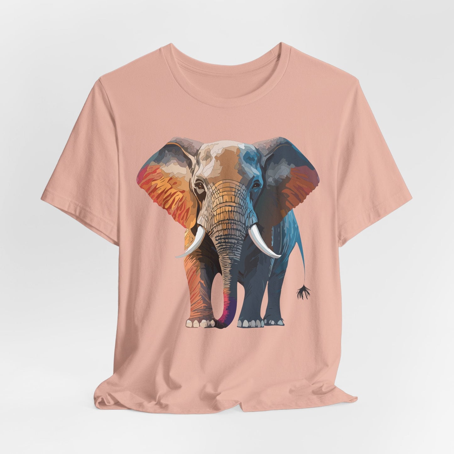 Unisex Animal Shirt With Animals Art Design Graphic Tee Short Sleeve Wild Animals