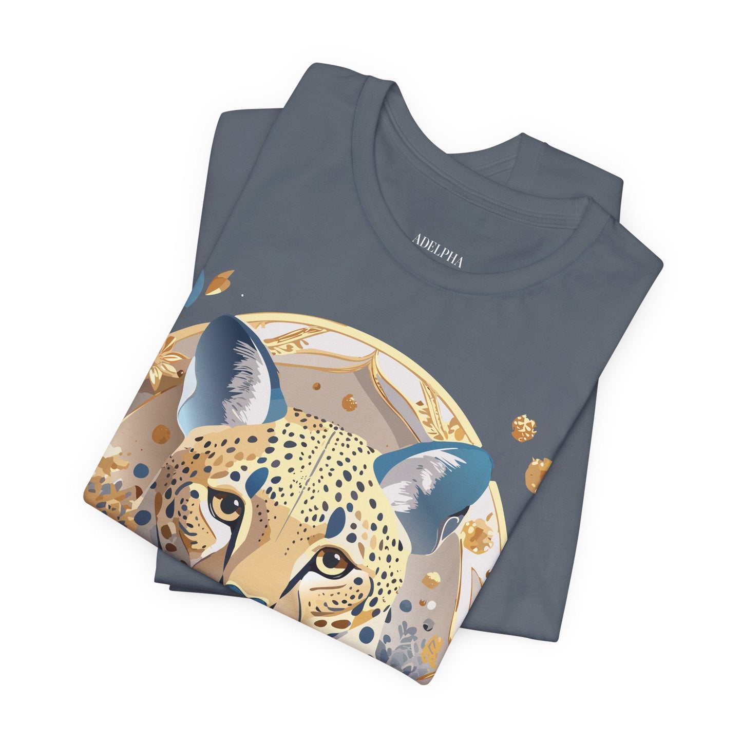 Medallion Graphic Unisex 100 Cotton Vintage Animal Medal Artwork Tee 50