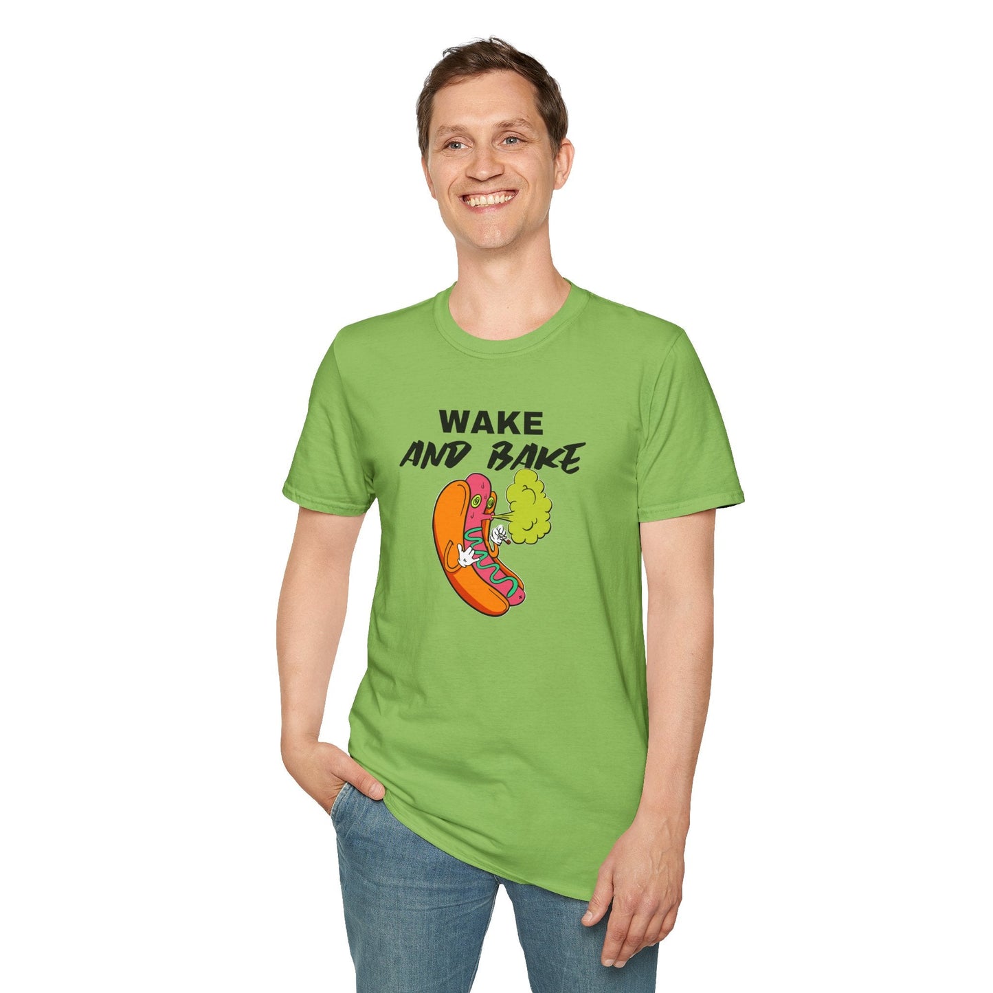 Funny Food T Shirts Unisex Softstyle Tee With Art Design Gildan 64000 100 Percent Ring Spun Cotton