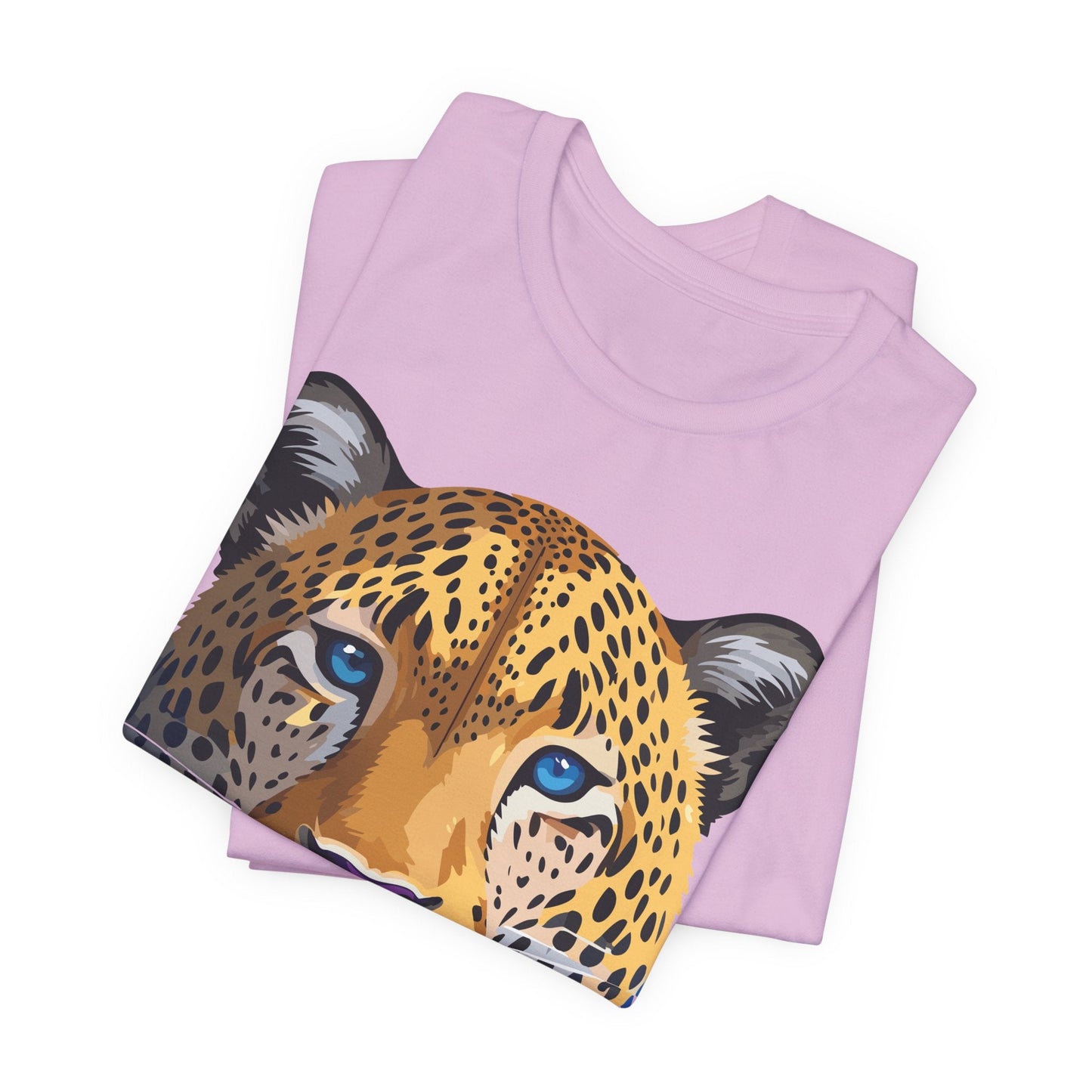 Unisex Animal Graphic Tee Shirt With Wildlife Art Design For Everyday Comfort Short Sleeve