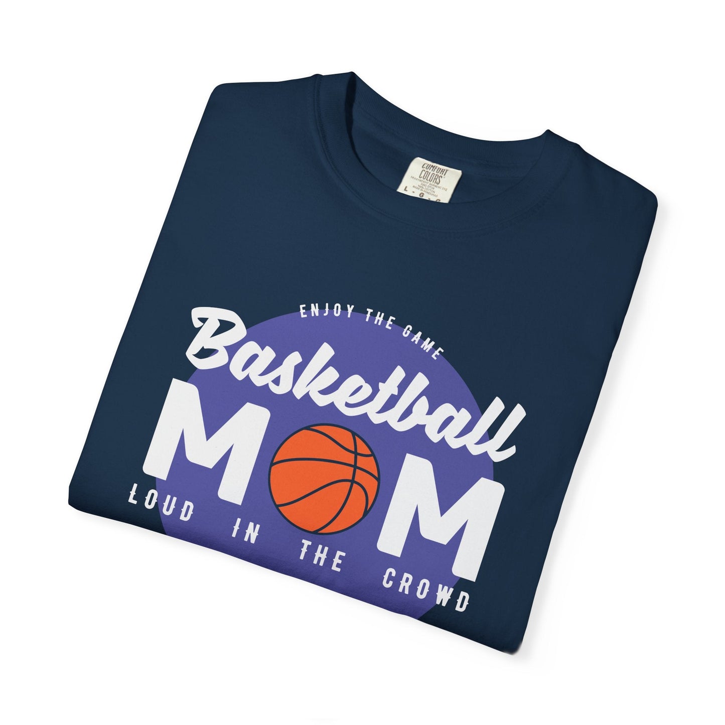 Basketball Mom T-shirt Mother's Day Mama Tee Unisex Comfort Colors Garment-Dyed Cotton h31
