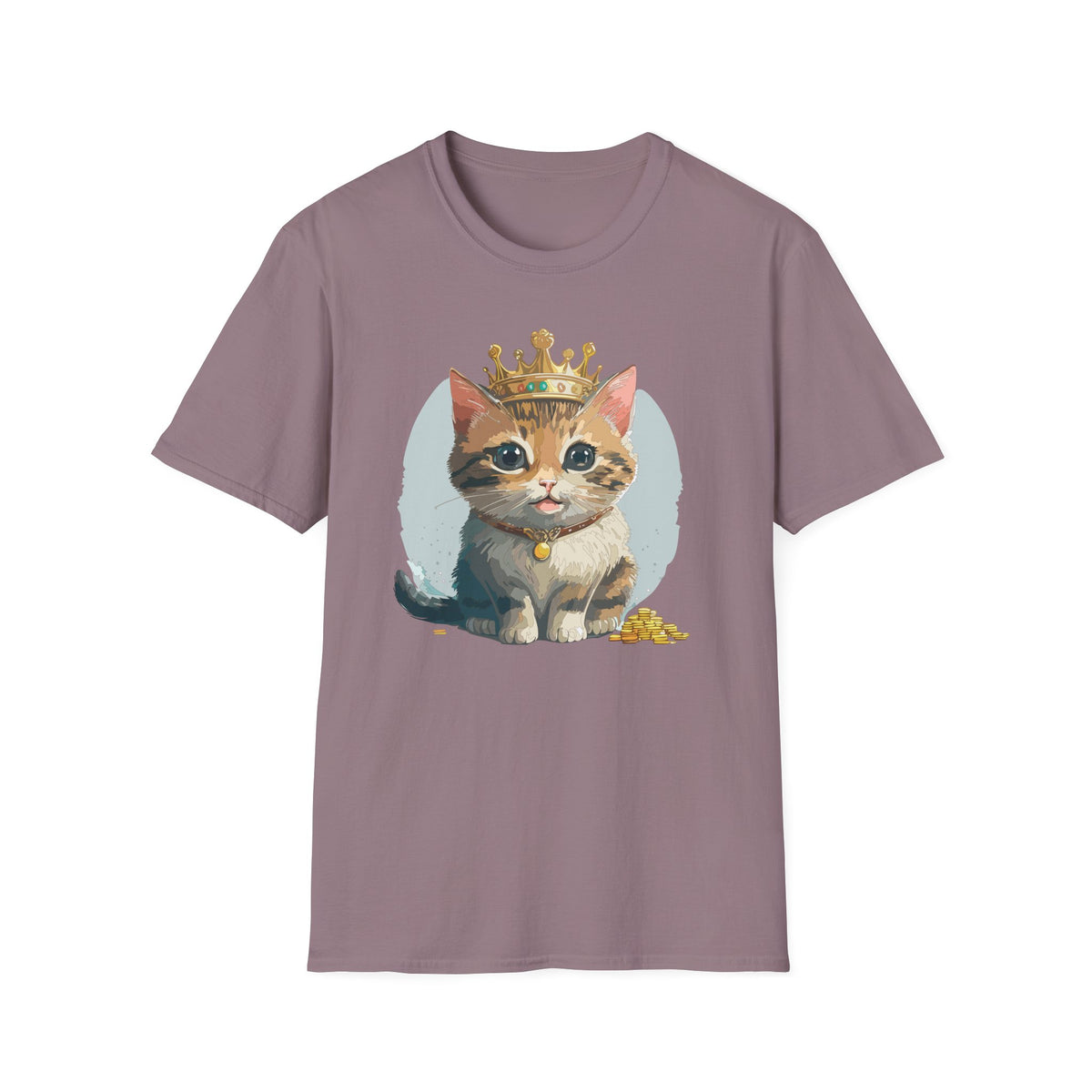 Queen Cat crown kitten shirt | Cat Illustration T-Shirt