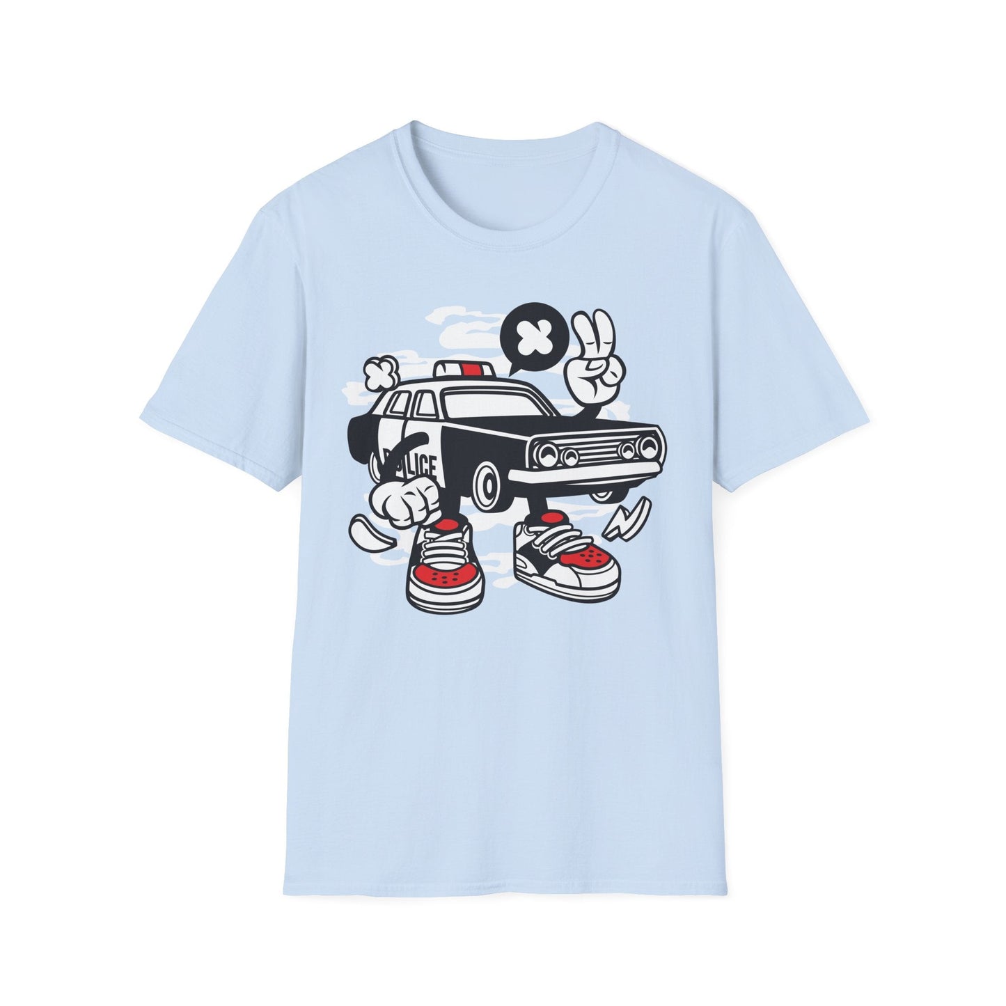 Cartoon T Shirt Animation Tee Funny Unisex Gildan Softstyle 64000 Cotton Tee Comfort