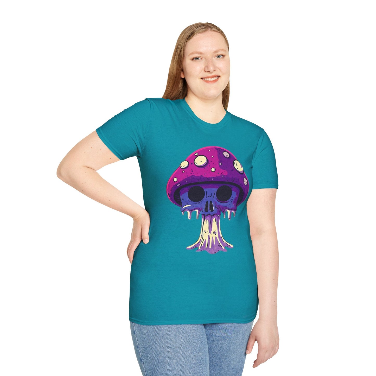 Mashroom Tee Shirt Unisex Funny Mashroom Graphic Softstyle Tee Gildan 64000 Quality Cotton