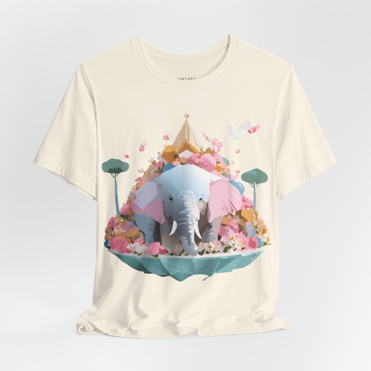 Elephant Graphic Unisex 100 Cotton Jersey Vintage Art Design Tee 19