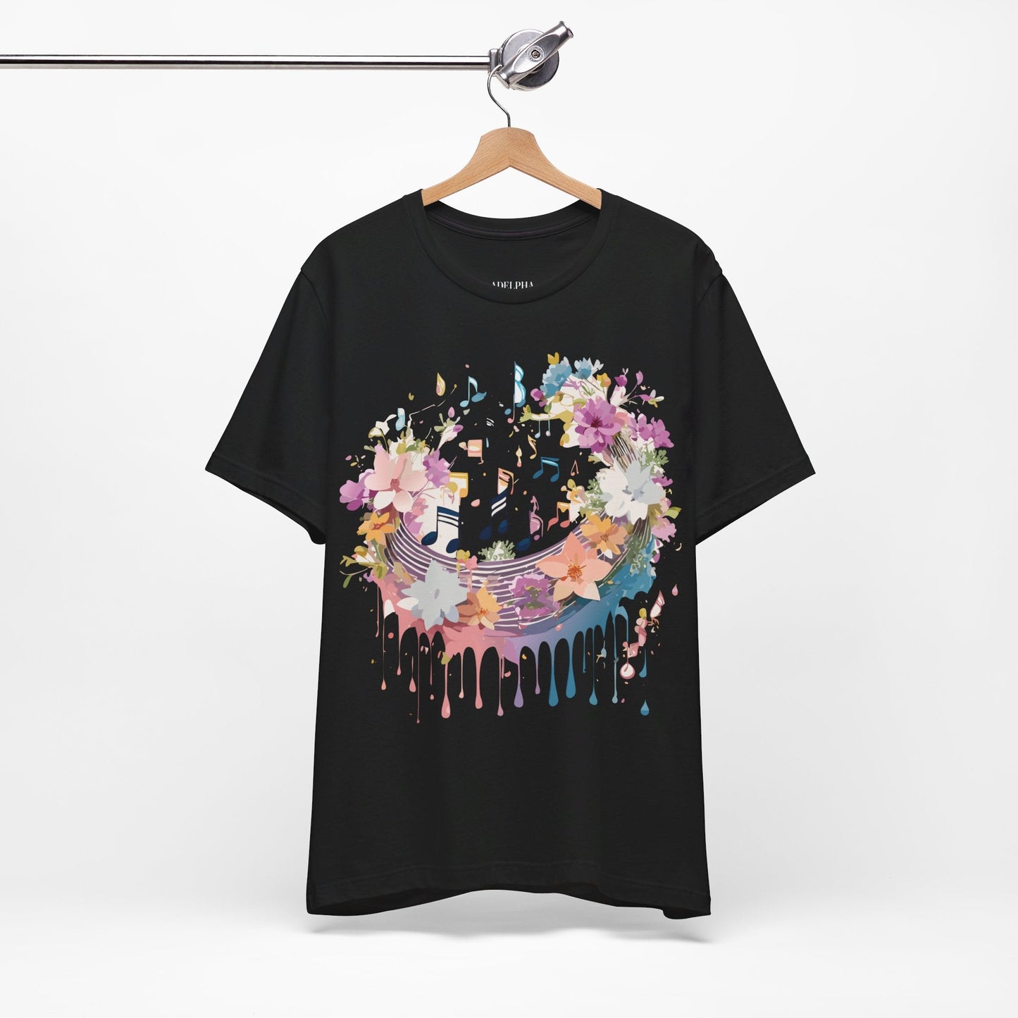 Adelpha Music T Shirt Unisex Graphic Tee With Vintage Inspired Artwork Short Sleeve
