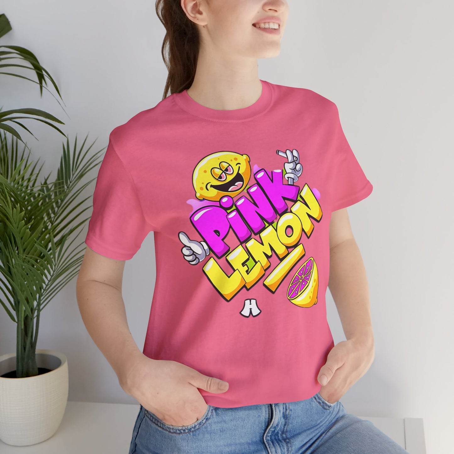 Lemon Graphic Tee, Graphic T-Shirt, Funny Lemon Shirt, Cute Cartoon Tees, Art T-Shirt, Art Design Tees