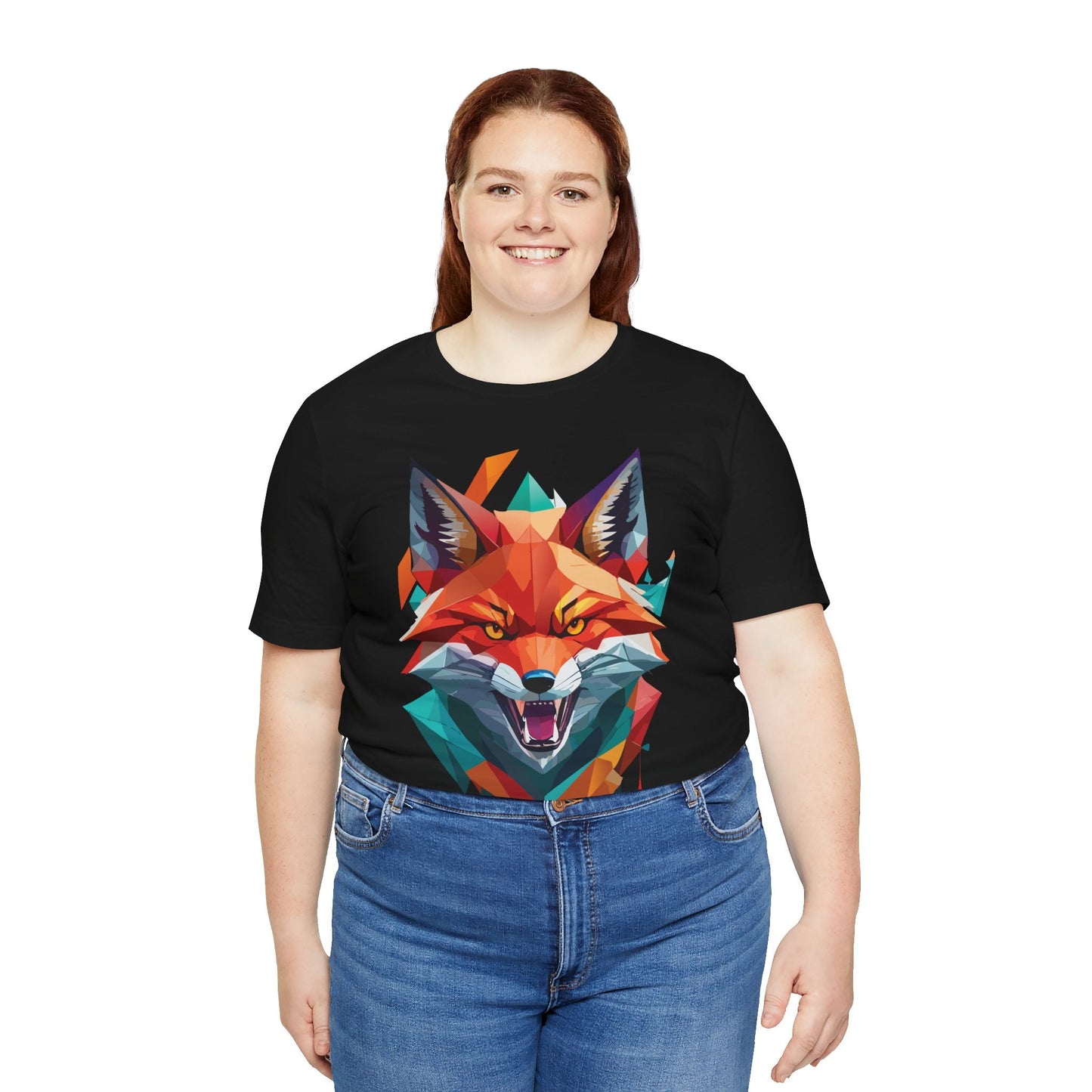 Unisex Animal Print Tee Shirt With Wild Animals Art Design For Men Women Soft Cotton