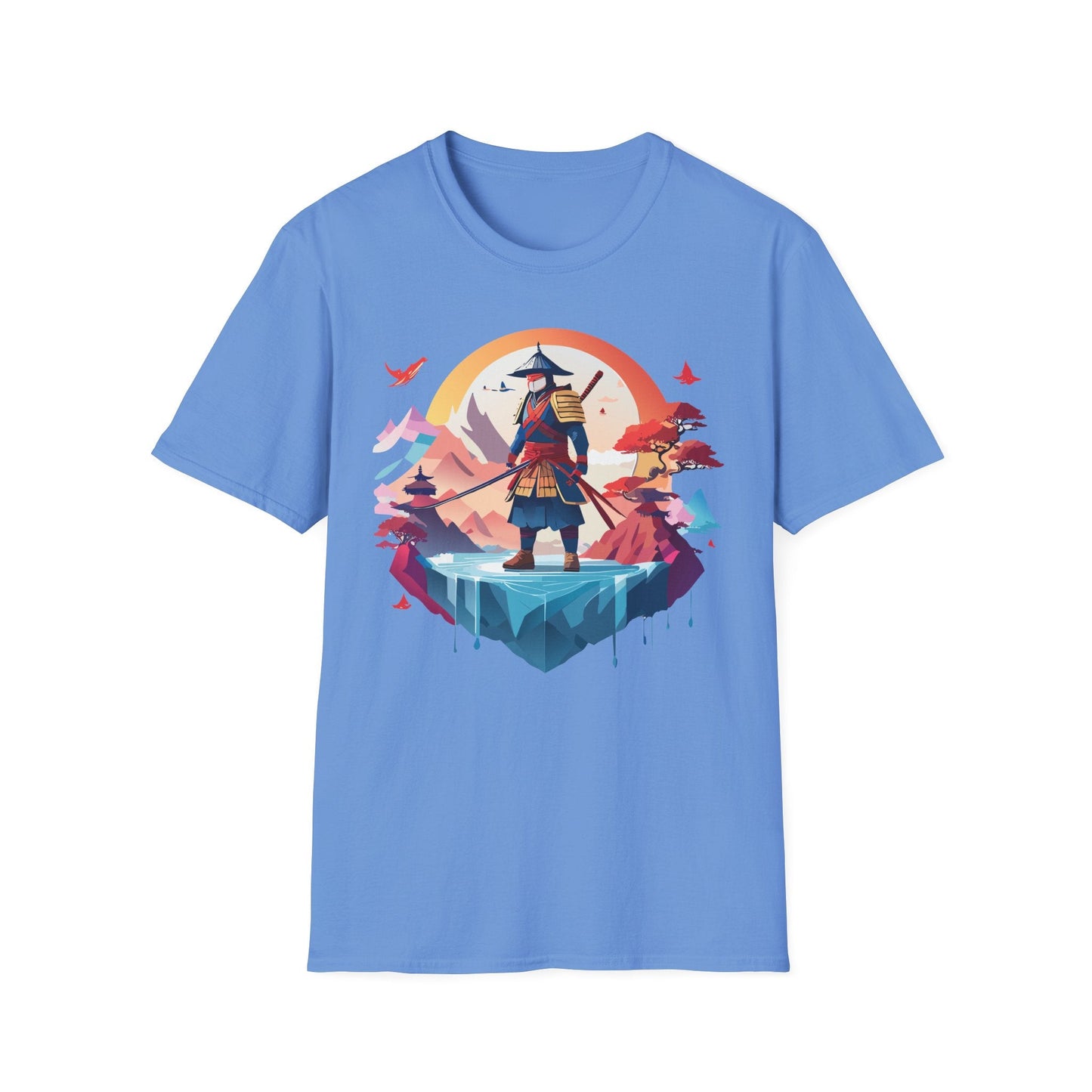 Samurai Shirt Unisex Softstyle Tee 100 Percent Ring Spun Cotton Short Sleeve T Shirt Comfort Fit