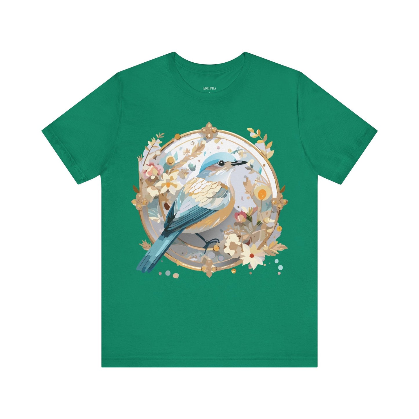 Adelpha Medallion Graphic Tee Unisex Jersey Short Sleeve Vintage Art Design Shirt