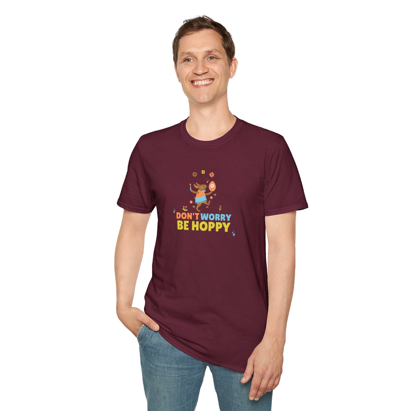 Easter Day T Shirt With Signature Art Design Unisex Softstyle Tee 64000 By Gildan