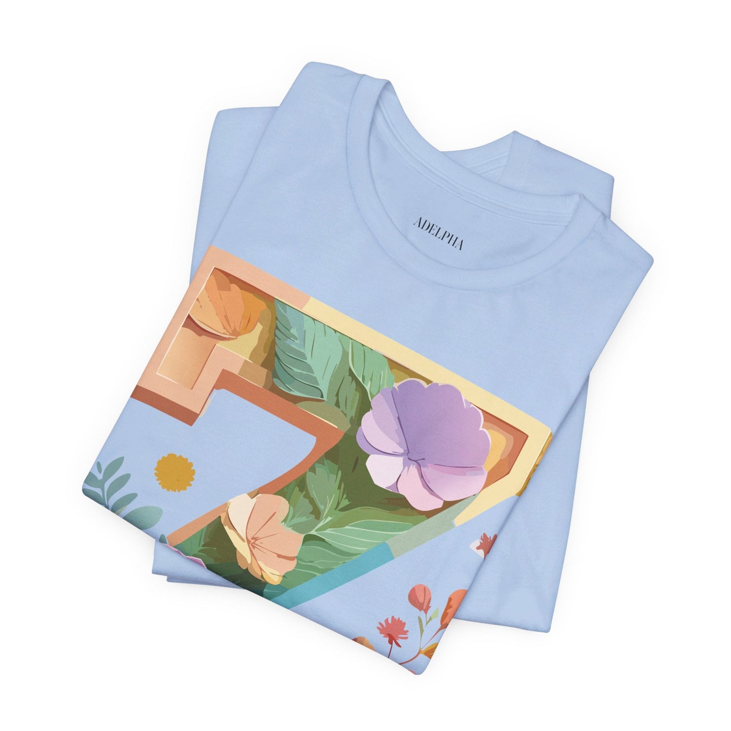 Unisex Letter Z Graphic Tee Premium by Adelpha Vintage Inspired Art Short Sleeve Shirt