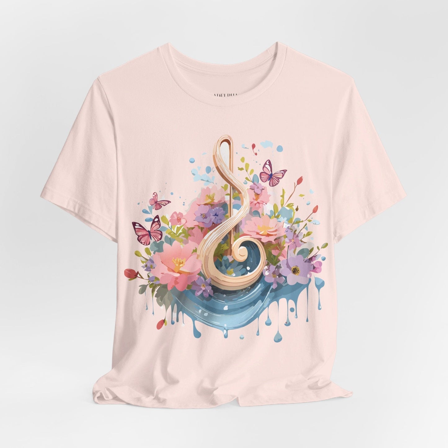 Music Graphic T Shirt Unisex Short Sleeve Adelpha Vintage Inspired Artwork Tee Premium Edition