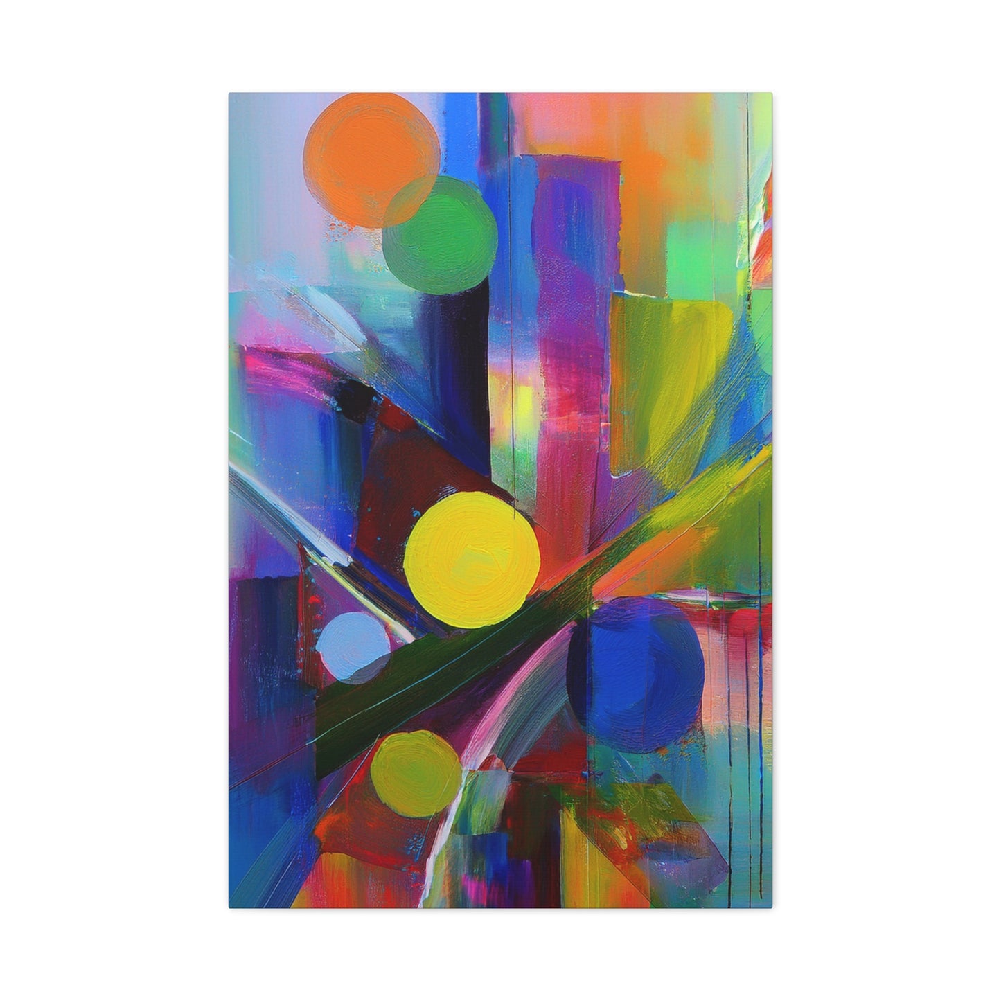 Abstract Painting Print Canvas 20x24,20x30,24x30, 24x32,24x36,30x40, 32x48,36x48,40x60 Pine-Wood Inner Frame ABS-11