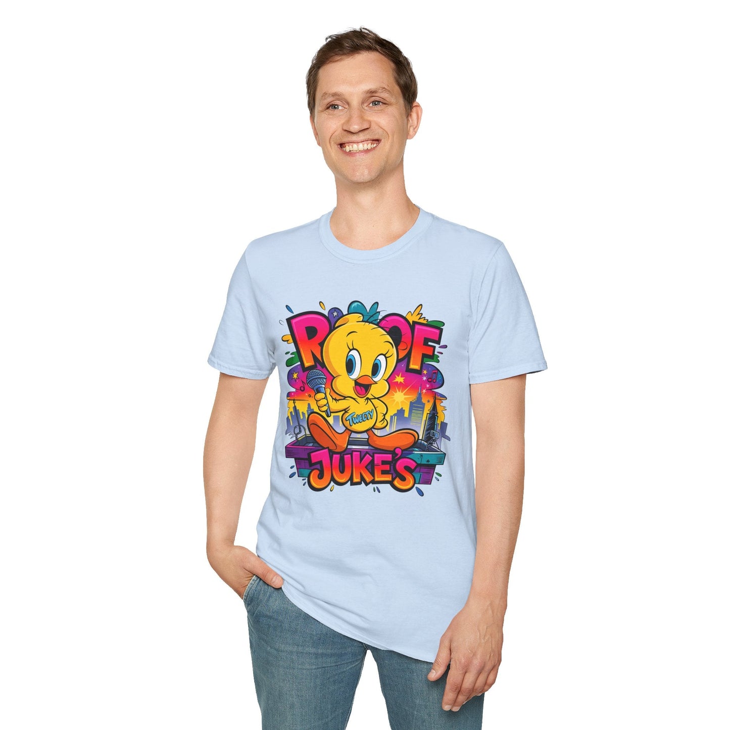 Unisex Cartoon T Shirt With Animation Design Versatile Funny Animals Tee Shirt Gildan Softstyle