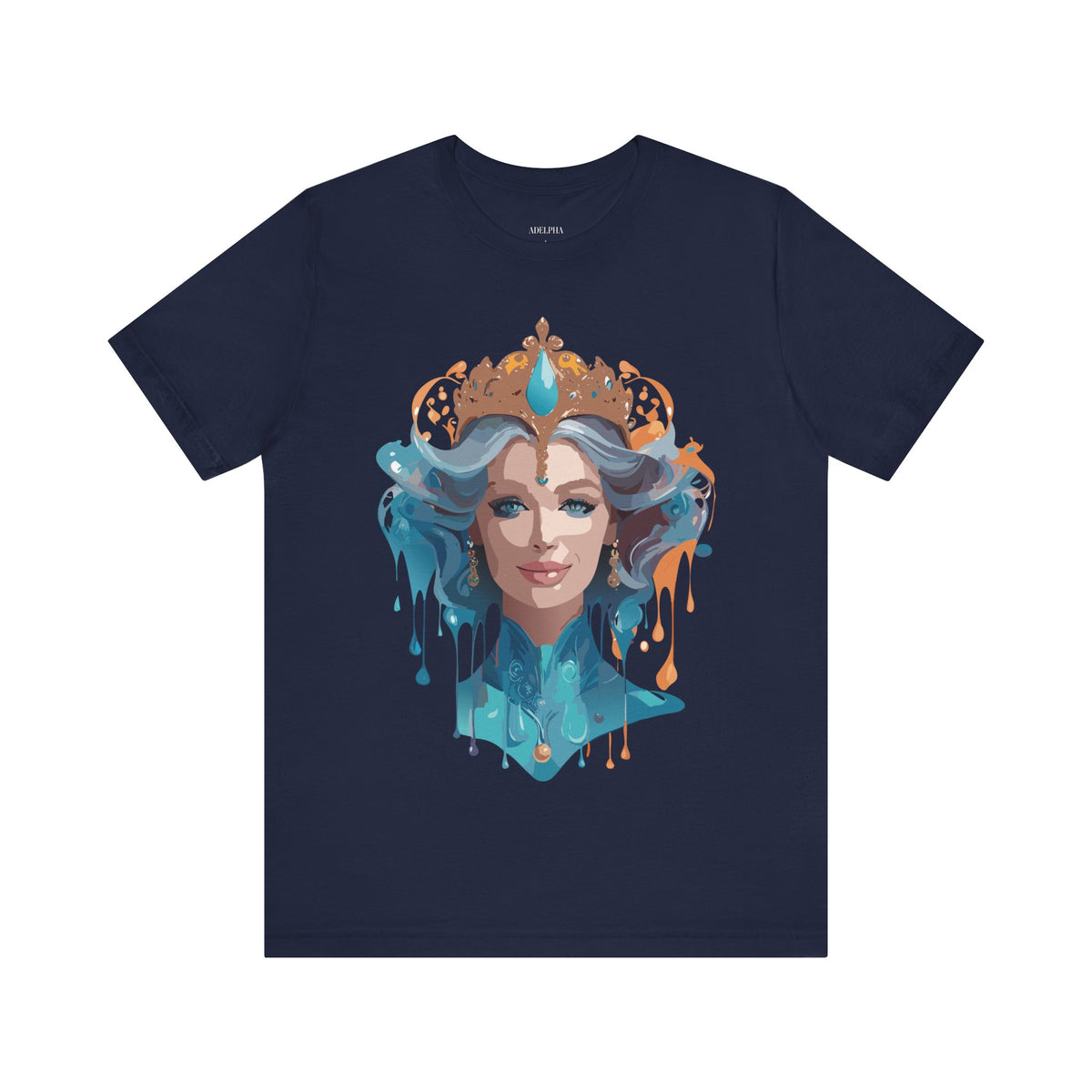 Queen Graphic Unisex Cotton Bella+Canvas Tee with Art Design m176