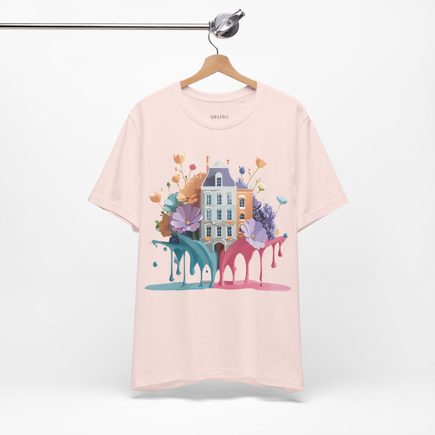 Amsterdam Graphic Tee Unisex Jersey Short Sleeve Shirt Travel Themed Original Artwork