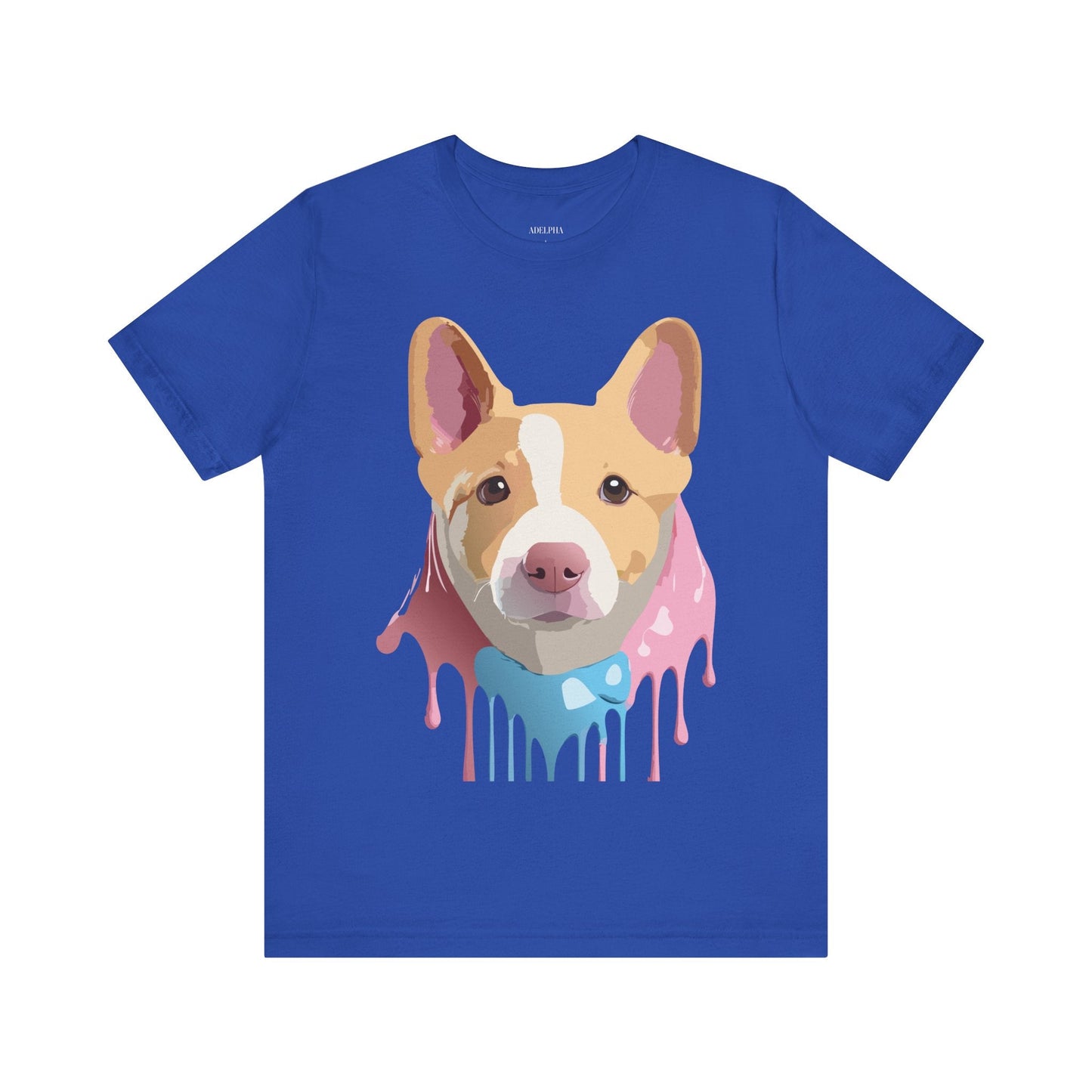 Adelpha Graphic Dog Shirt Unisex Vintage Inspired Tee Short Sleeve Comfort Wear Everyday