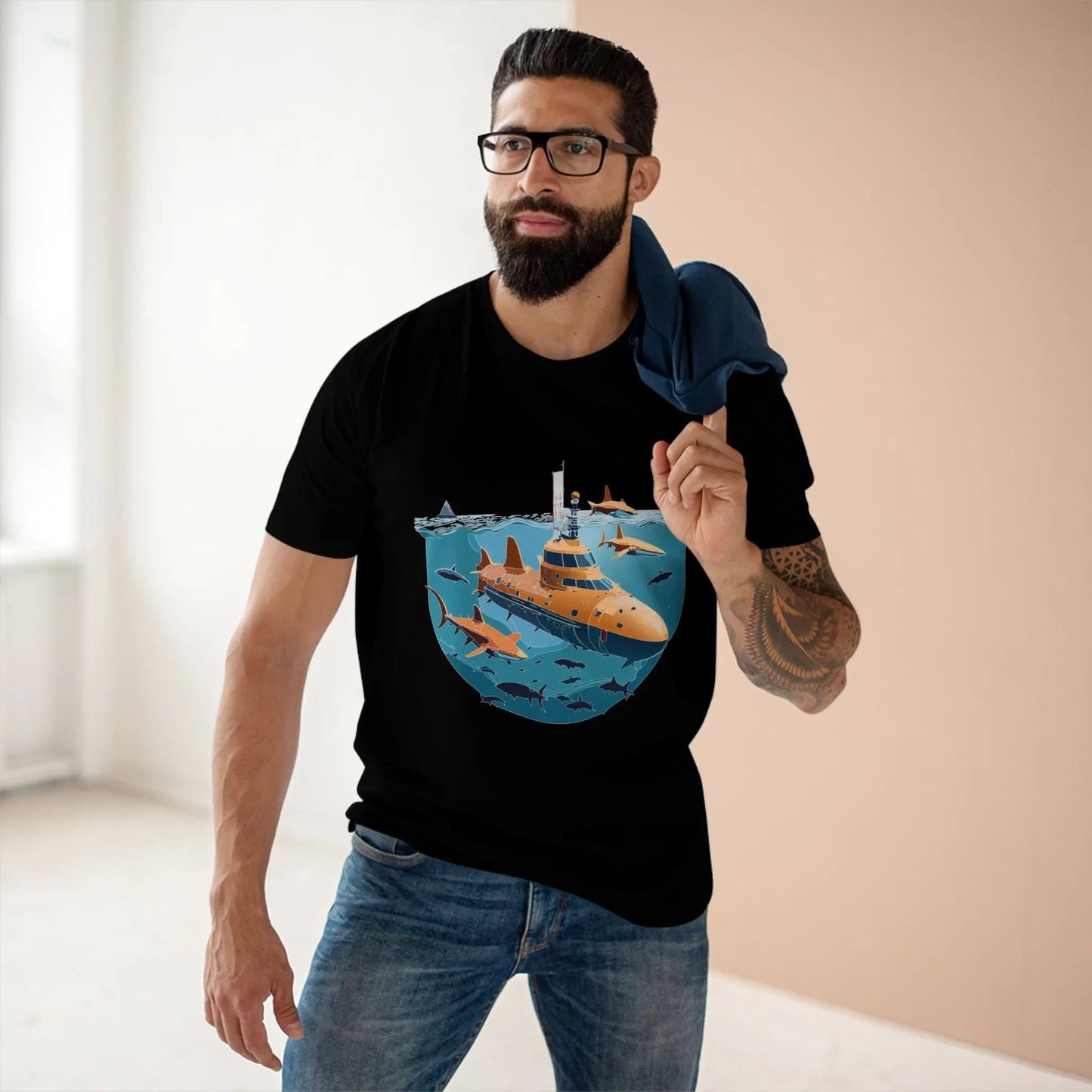 Ocean Coast Graphic Unisex 100 Cotton Staple Tee 18