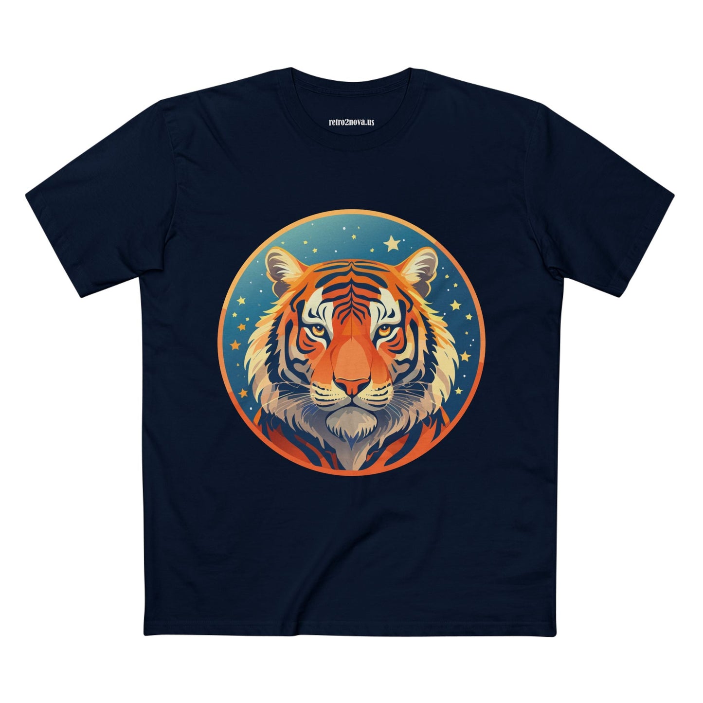 Unisex Premium Cotton Tiger Shirt Art Tee Original Design Animal Shirt Everyday Comfort Handmade Graphic Art Collection