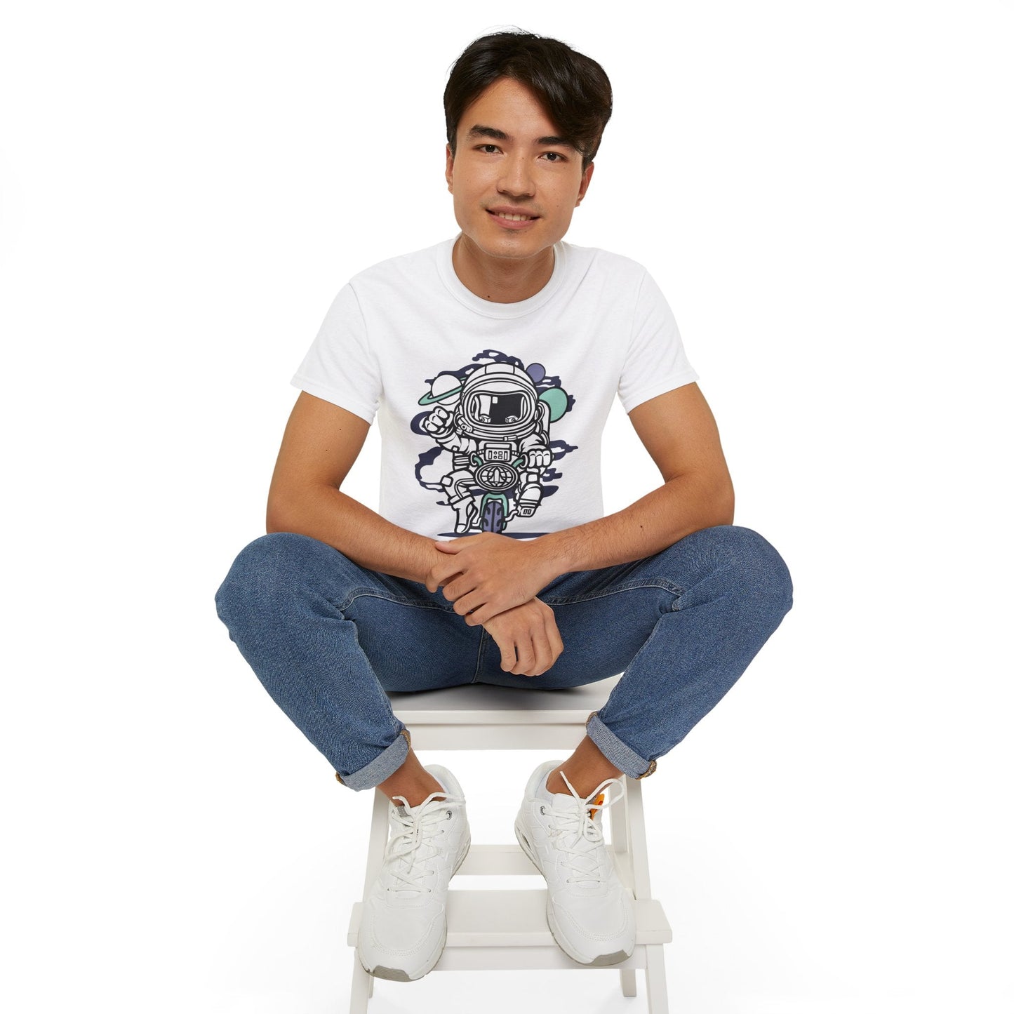 Astronaut Graphic Unisex 100 Cotton Tee 4