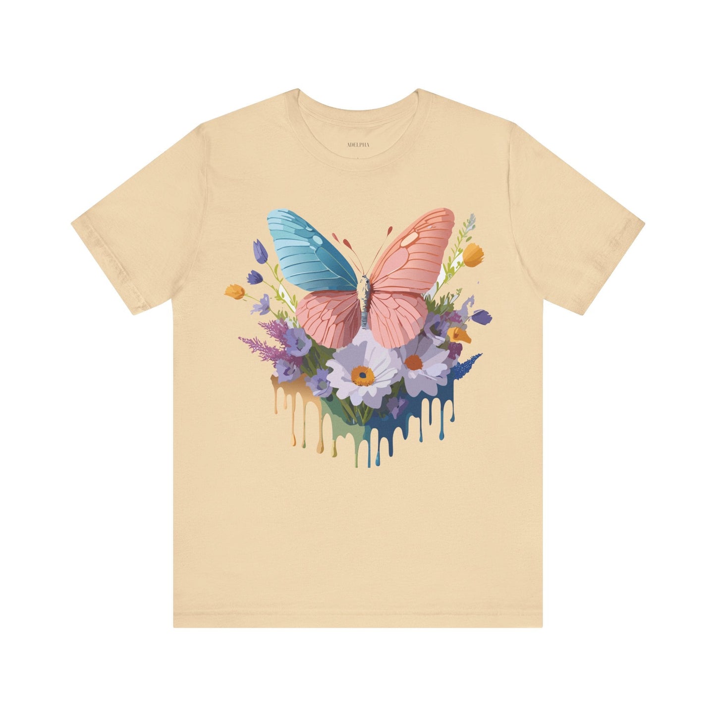 Butterfly Graphic Tee Unisex Art Design Shirt With Vintage Adelpha Artwork