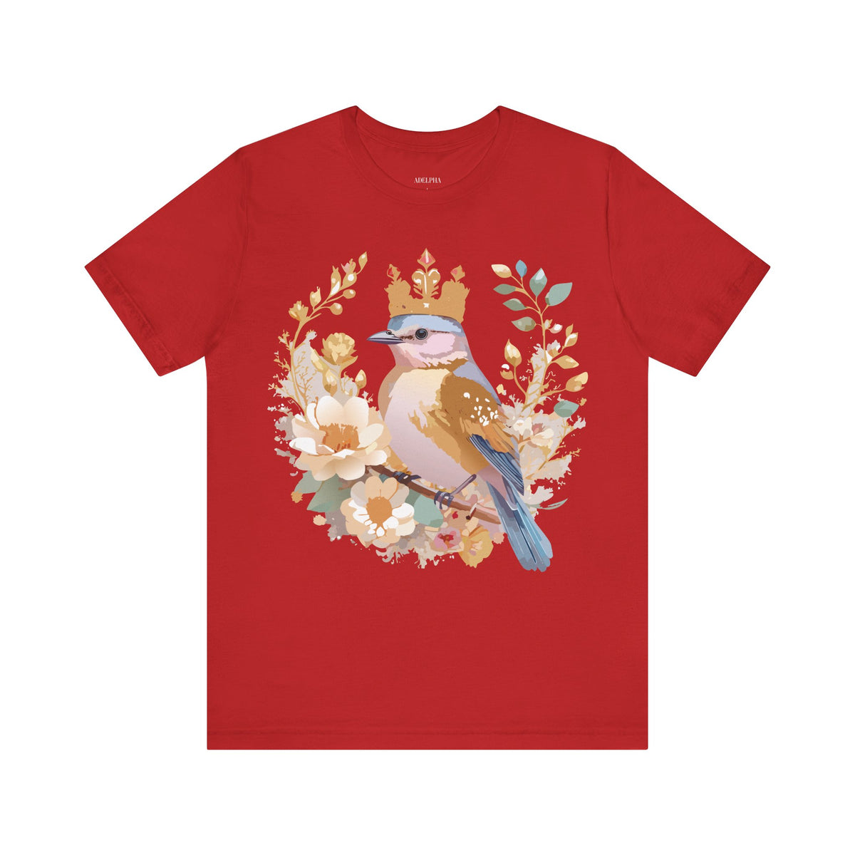 Medallion Graphic Unisex Cotton Bella+Canvas Tee with Art Design d79