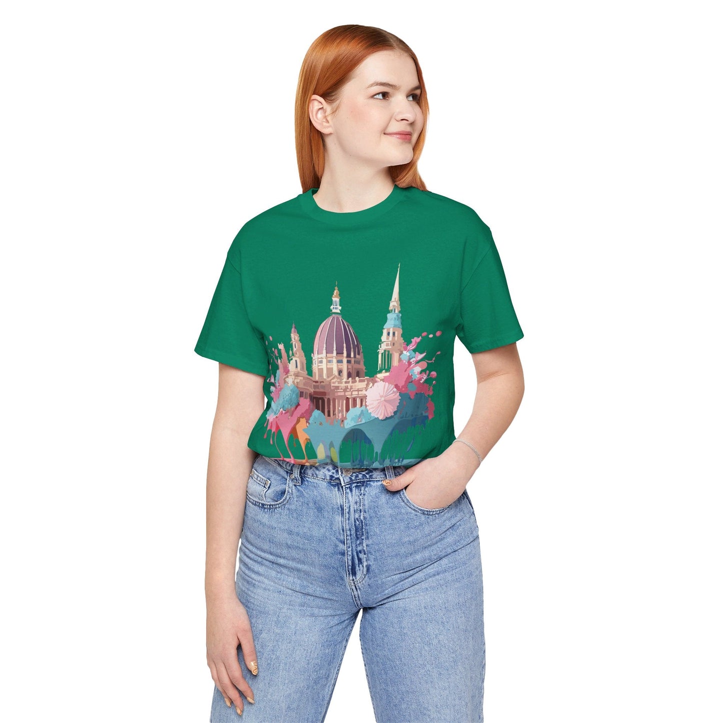 Tourist Shirt With Vienna Graphic Tee Unisex Short Sleeve Art Design Adelpha Vintage Artwork