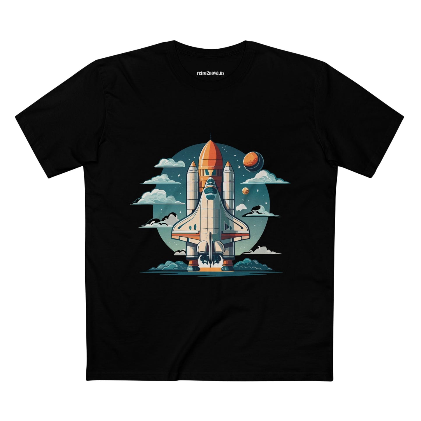 Cosmos Shirt Unisex Premium Cotton Tee With Original Art Design By Retro2Nova CS1