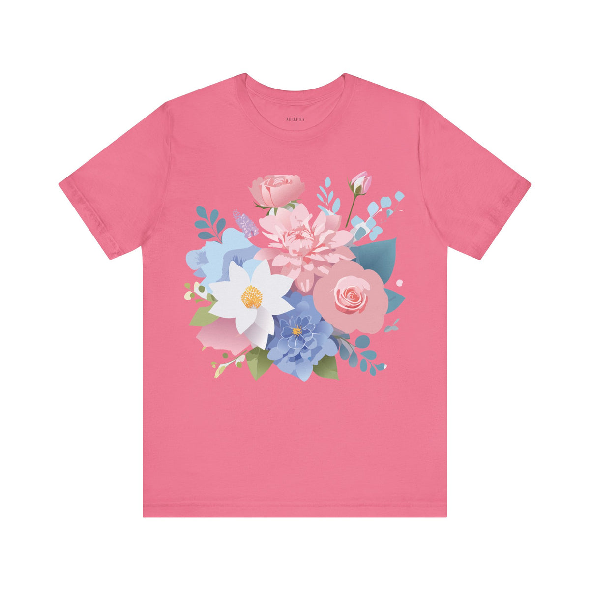 Floral Graphic Tee Shirt - Bella+Canvas Unisex 100 Cotton 31