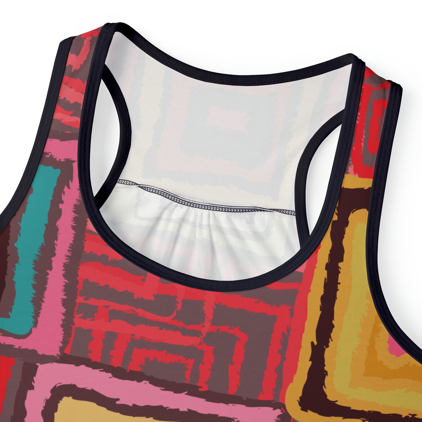 Summer Tank Top with Abstract prints