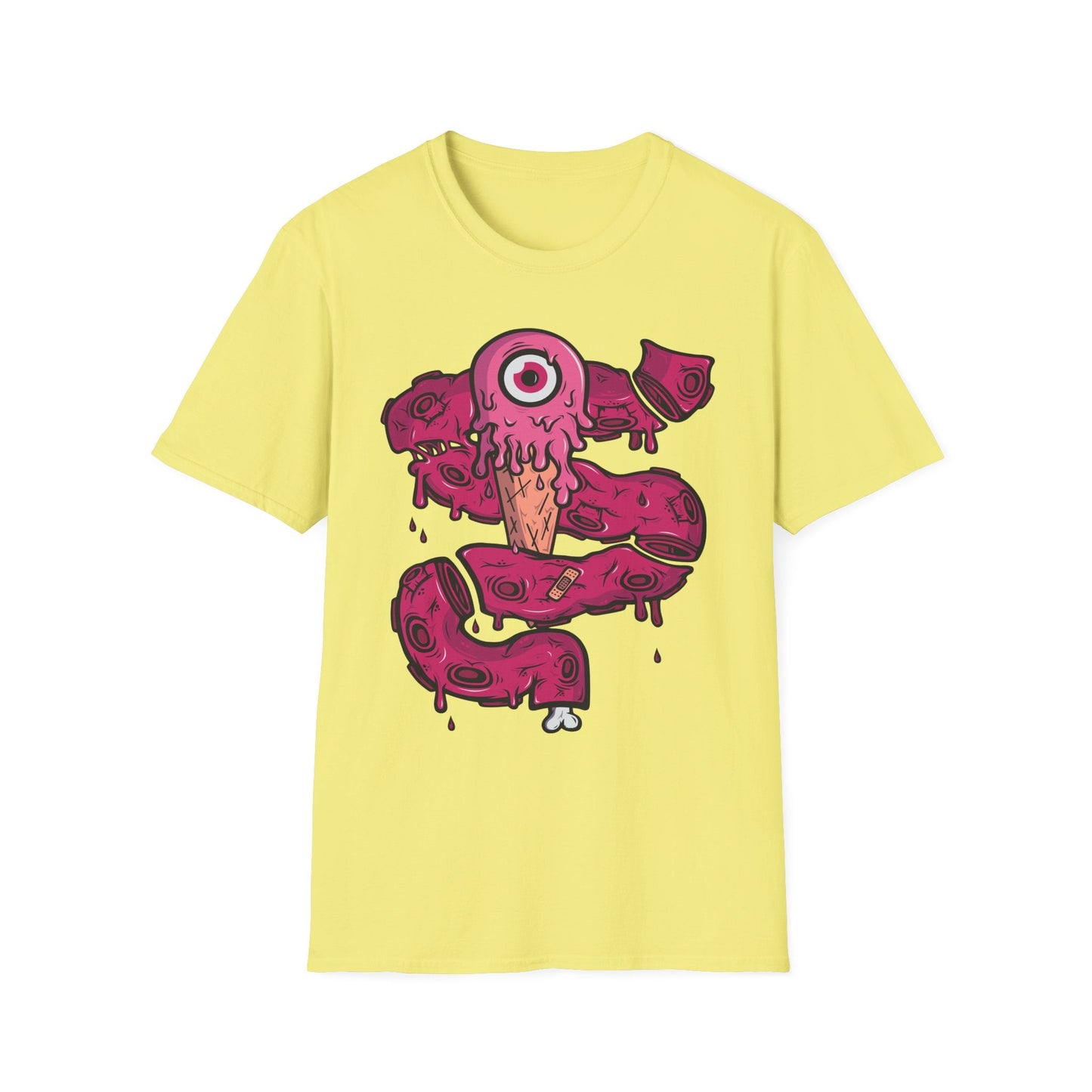 Cartoon T Shirt Animation Tee Funny Graphic Tee Unisex Gildan Softstyle Cotton 64000